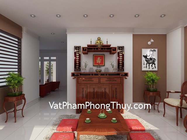 Đặt bàn thờ sai cách khiến gia chủ không ngóc đầu lên được