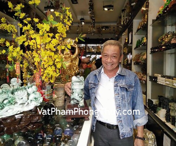 Chú Sáu - khách hàng mua tỳ hưu ngọc phỉ thúy ATH13-1