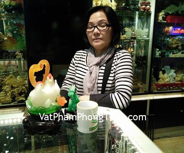 Chị Dung - Khách hàng mua Rồng xanh G157A và Uyên ương trắng H487G