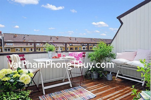 Hóa giải phong thủy ban công bằng tượng rùa cực hiệu quả