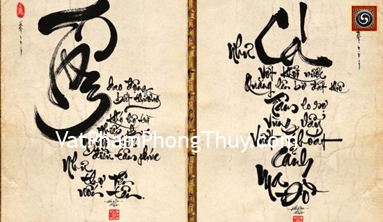 Treo tranh thư pháp trong nhà làm sao cho chuẩn nhất ?
