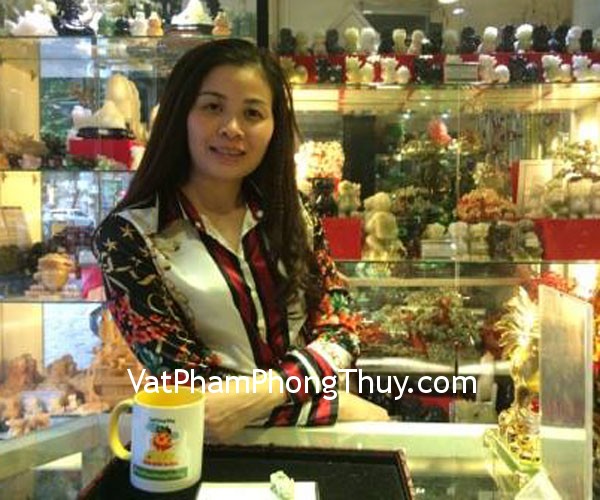 Chị Hồng- khách hàng mua tỳ hưu ngọc Phỉ Thúy Myanma S2003-S2-8673