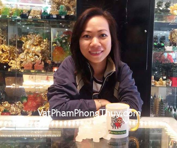 Chị Bích - Khách hàng mua Tỳ hưu thanh ngọc nhỏ H009
