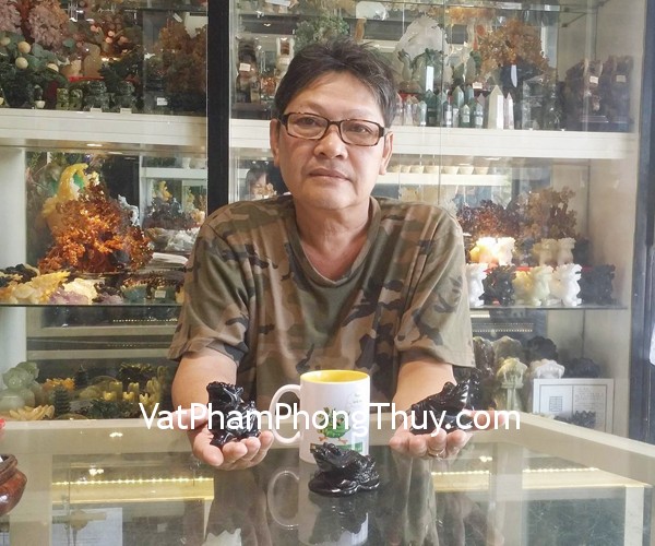 Chú Lực - khách hàng muaTỳ hưu thạch anh đen GM009, Cặp Thiềm thừ thạch anh đen GM120, Mặt Tỳ hưu thạch anh đen S6481