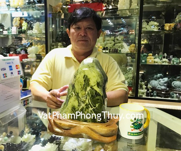 Anh Thanh - Khách hàng mua Khối cẩm thạch Serpentine xanh V168-2496