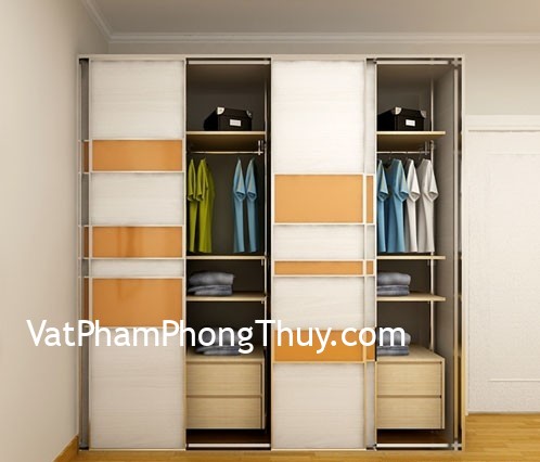 Đặt tủ quần áo đúng cách để tài lộc ở mãi trong nhà