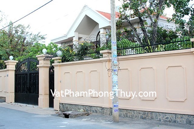 Xây tường bao hợp phong thủy mang may mắn vào nhà