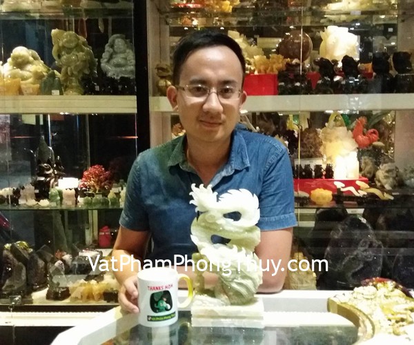 Anh Huy - khách hàng mua Rồng xanh cẩm thạch N074