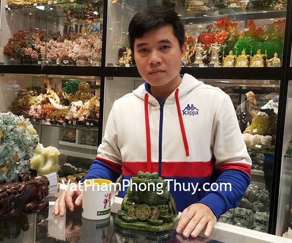 Anh Phú - khách hàng mua thiềm thừ lam ngọc GM027