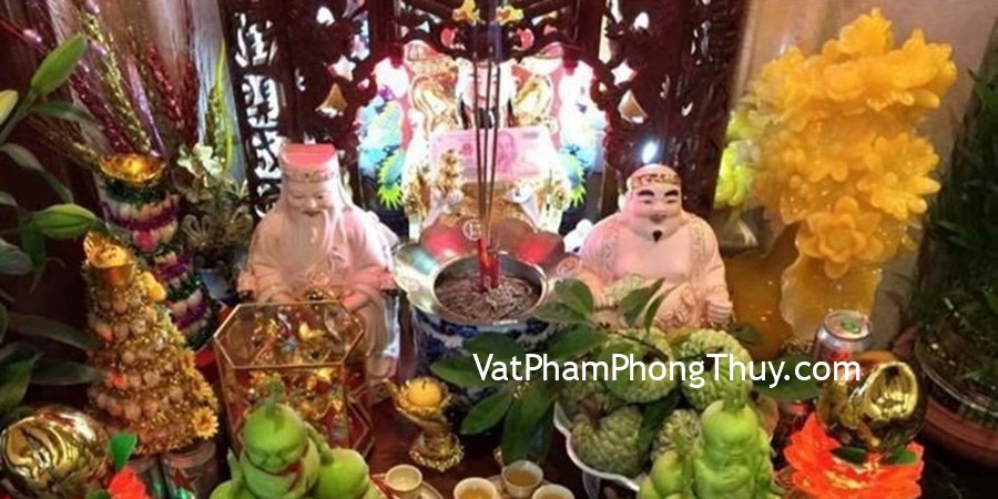 Đặt bàn thờ cúng Thần Tài – Ông Địa nên xem hướng đắc địa và vật phẩm phù hợp