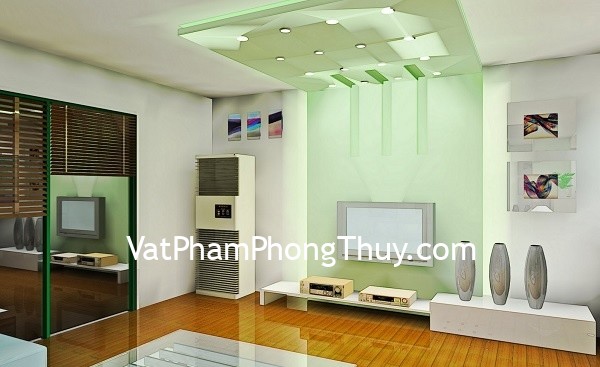 Cách dùng trần thạch cao khắc phục lỗi phong thuỷ cho căn hộ