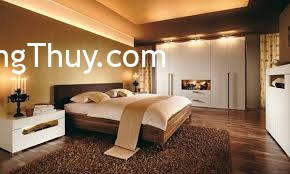 Tuyệt đối không nên kê giường ngủ ngay giữa phòng