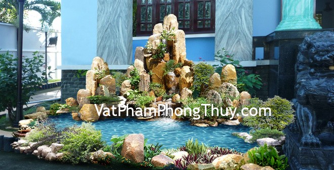 Cách bố trí hòn non bộ hợp phong thủy đem lại nhiều may mắn