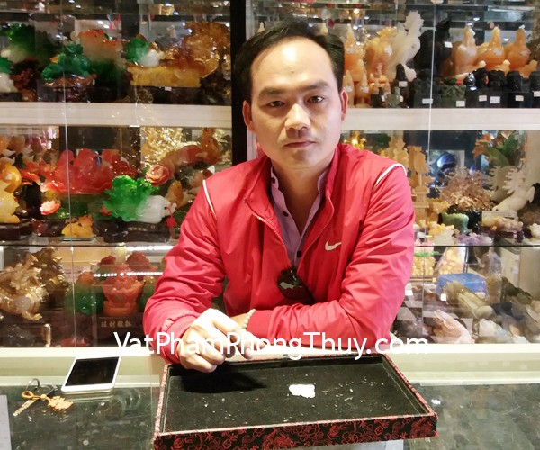 Anh Thuyền - khách hàng mua Tỳ hưu Phỉ thúy S5151-2100