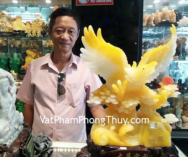 Chú Hà - Khách hàng mua Đại bàng ngọc vàng trên núi đá C202A