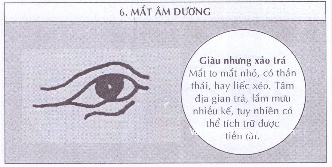 Xem người có tướng mắt âm dương nói lên điều gì?
