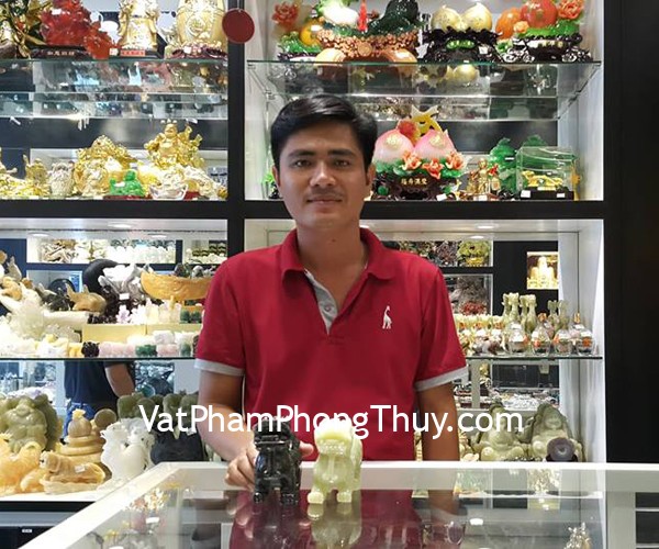 Anh Toàn - khách hàng mua cặp tỳ hưu bắc kinh đen, xanh trung BKD-M và xâu tiền 6 xu CC1135