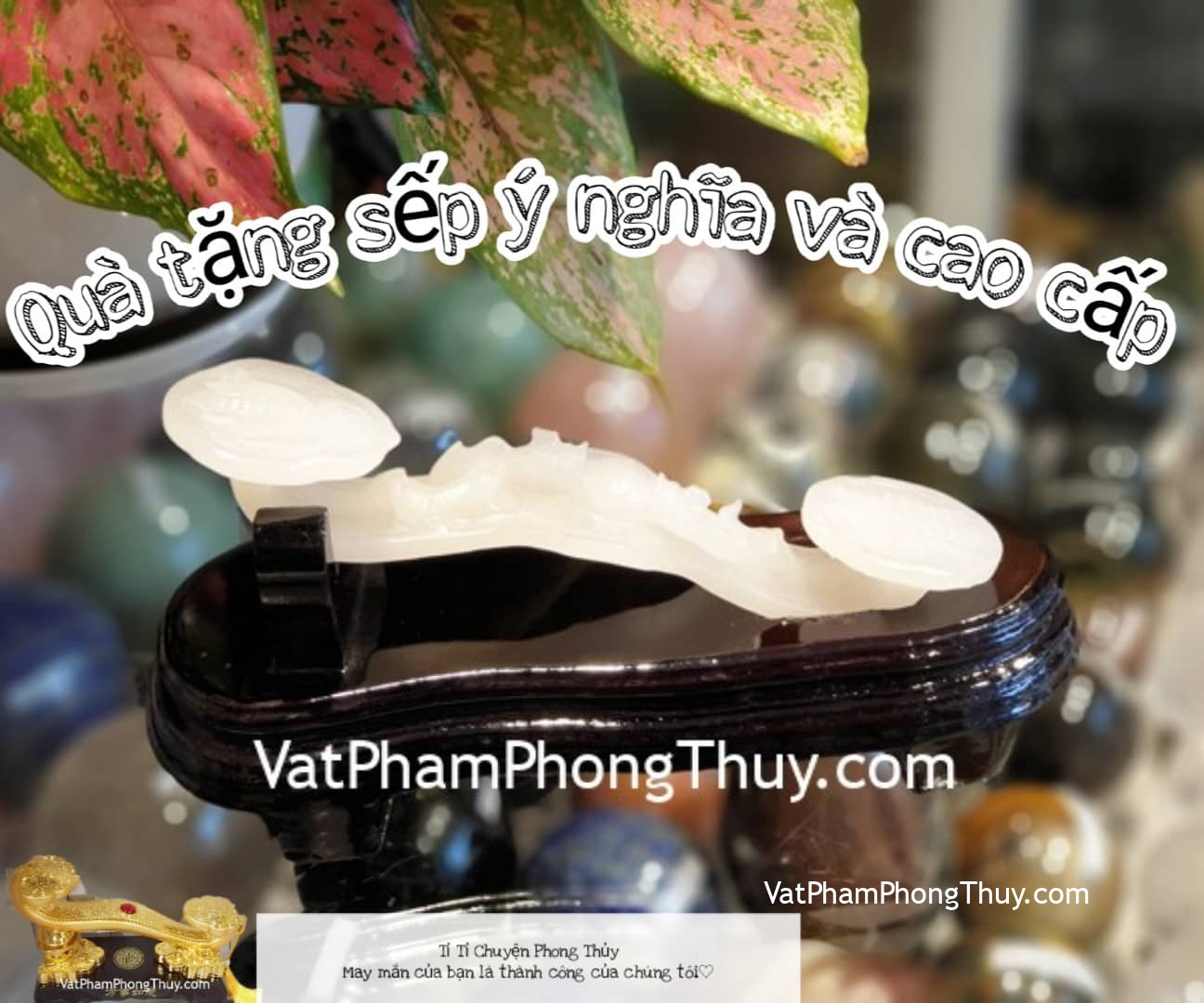[Video] Quà tặng sếp cao cấp - Gậy như ý bằng ngọc tuyệt đẹp củng cố địa vị vững chắc [Tỉ Tỉ Chuyện Phong Thủy]