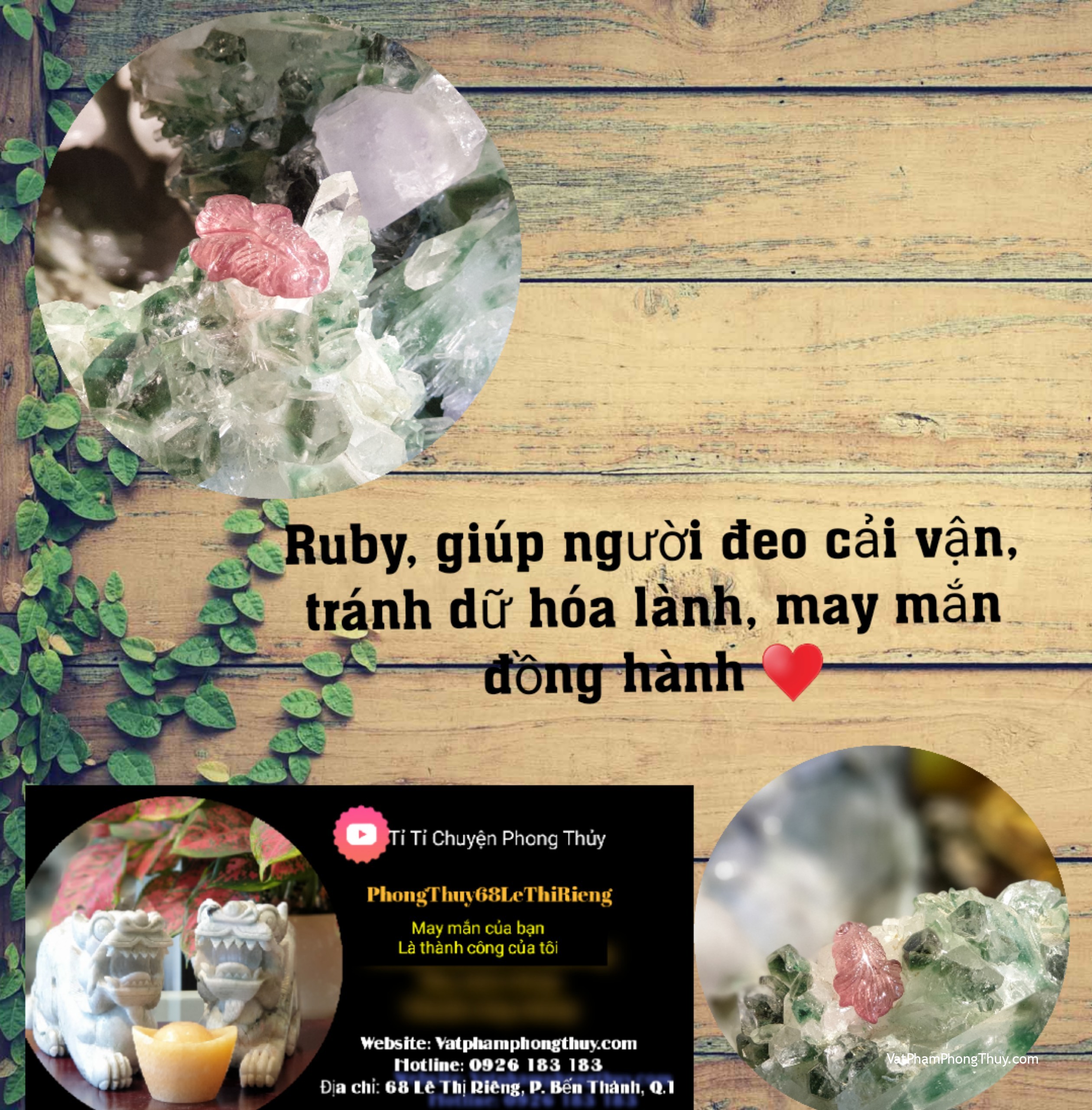 [Video] Nữ hoàng Ruby - Đỏ và cứng đến mê ly #2 - [Tỉ Tỉ Chuyện Phong Thủy]