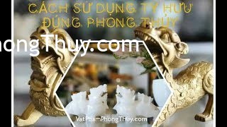[Video]HƯỚNG DẪN CÁCH BÀY TRÍ VÀ SỬ DỤNG TỲ HƯU PHONG THỦY