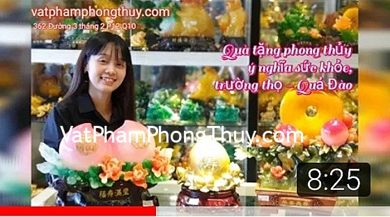 [Video] Quà tặng phong thủy ý nghĩa sức khỏe trường thọ - Quả Đào
