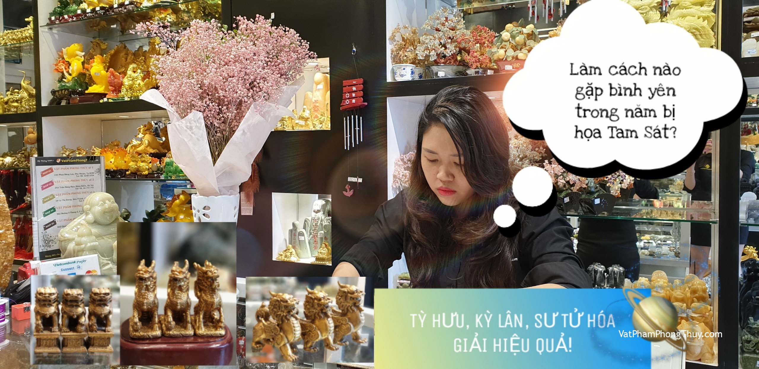 [Video] Cuộc sống bình yên nhờ giải trừ họa Tam sát năm Kỷ Hợi 2019 - Ep24 [Tỉ Tỉ Chuyện Phong Thủy]