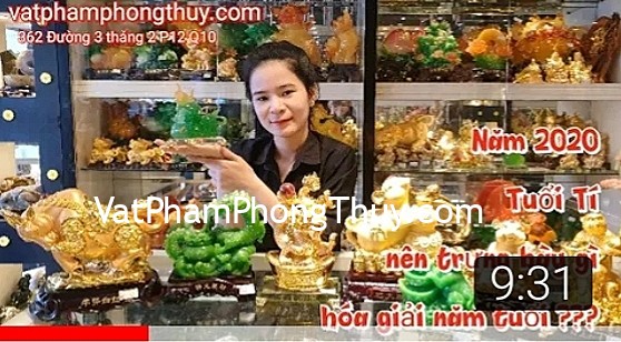 [Video] Năm 2020 tuổi Tí nên trưng bày gì để hóa giải năm tuổi ???