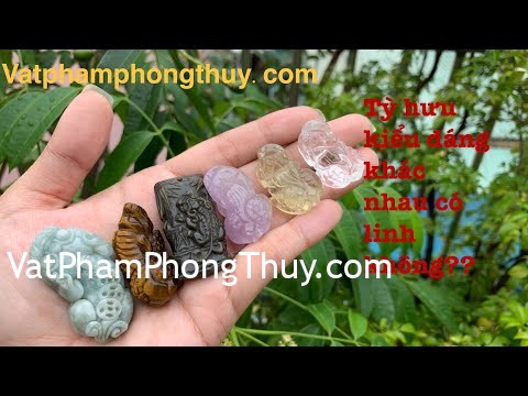 [Video] Tỳ hưu trang sức với kiểu dáng khác nhau có Linh không?