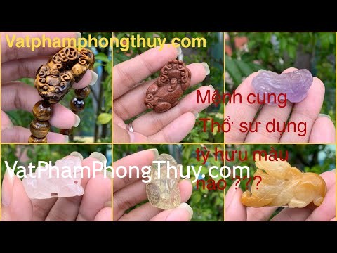 [Video] Mệnh cung "Cấn - Thổ" và " Khôn - Thổ" dùng Tỳ hưu màu nào cho may mắn?