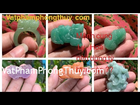 [Video] Mệnh cung "Ly - Hoả" dùng Tỳ hưu màu nào cho may mắn?