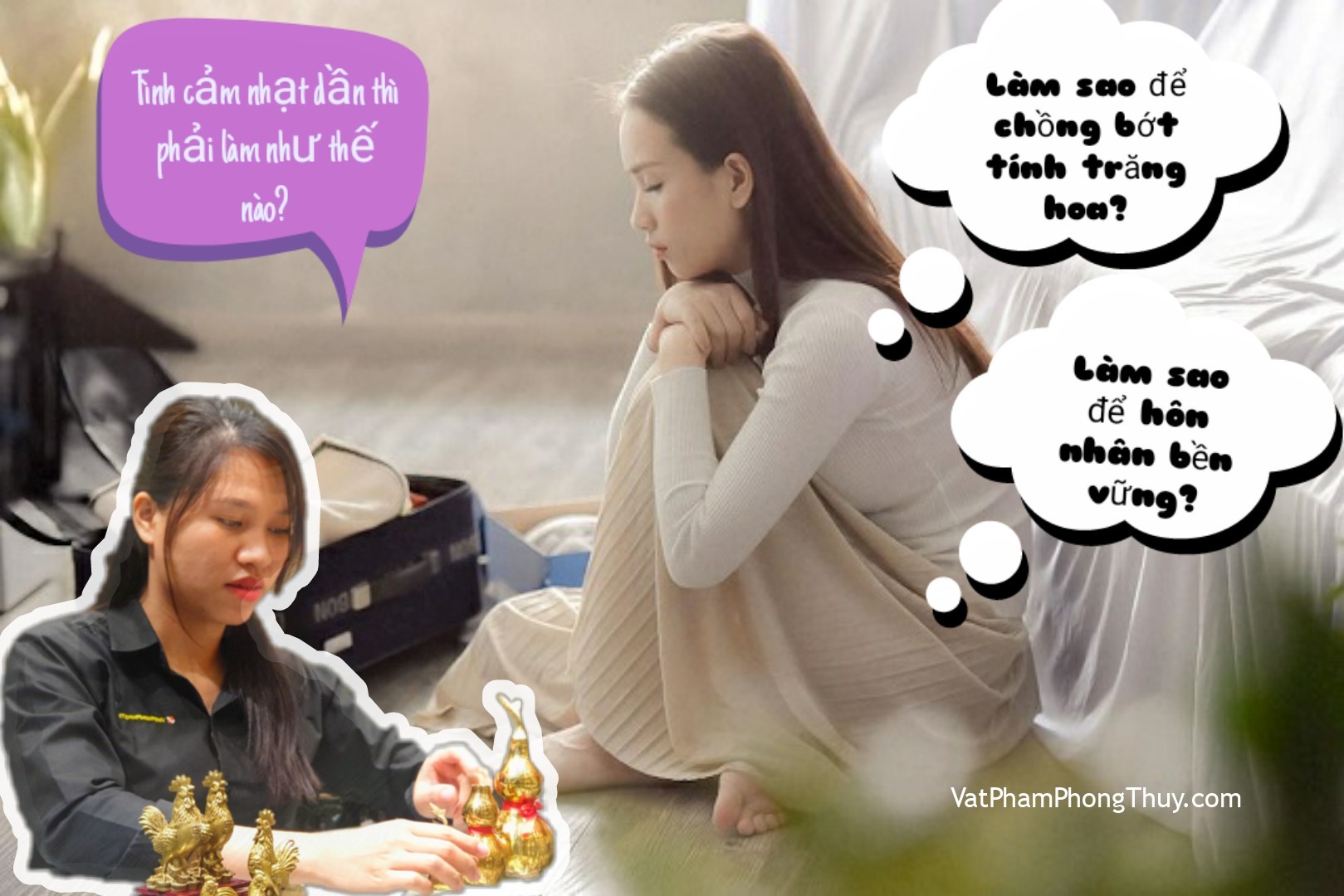 [Video] Làm cách nào hóa giải tính trăng hoa của người chồng hay vợ? Ep 66 [Tỉ Tỉ Chuyện Phong Thủy]