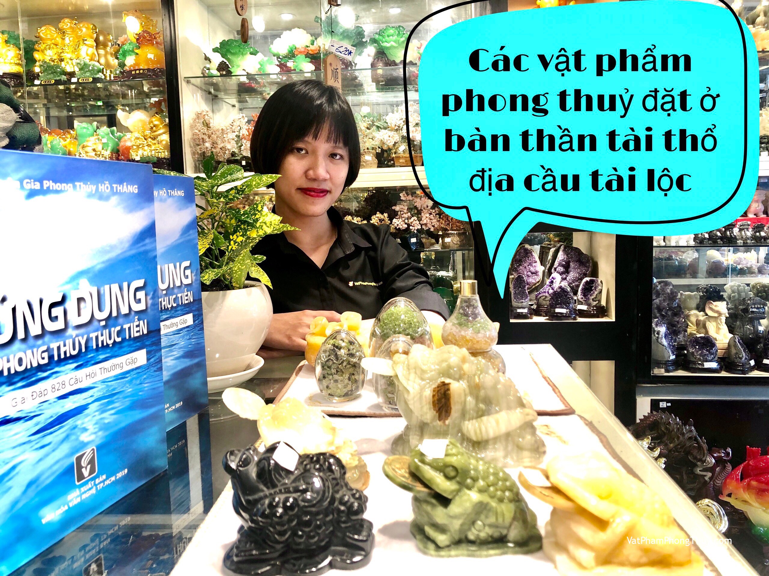 [Video]Top vật phâm phong thủy đặt bàn thần tài thổ địa cầu tài lộc | 83