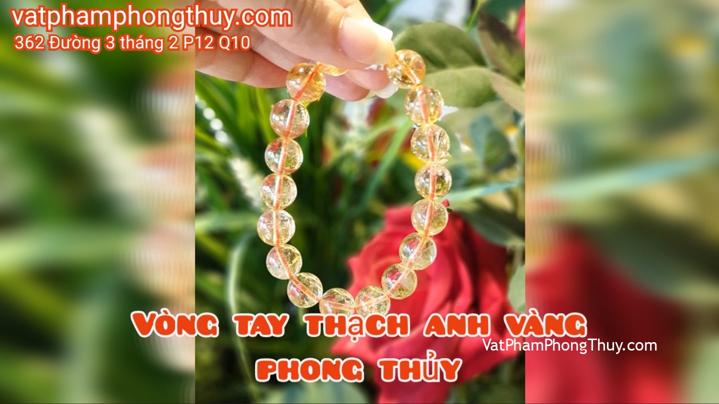 [Video] Vòng tay thạch anh vàng, thạch anh tóc vàng