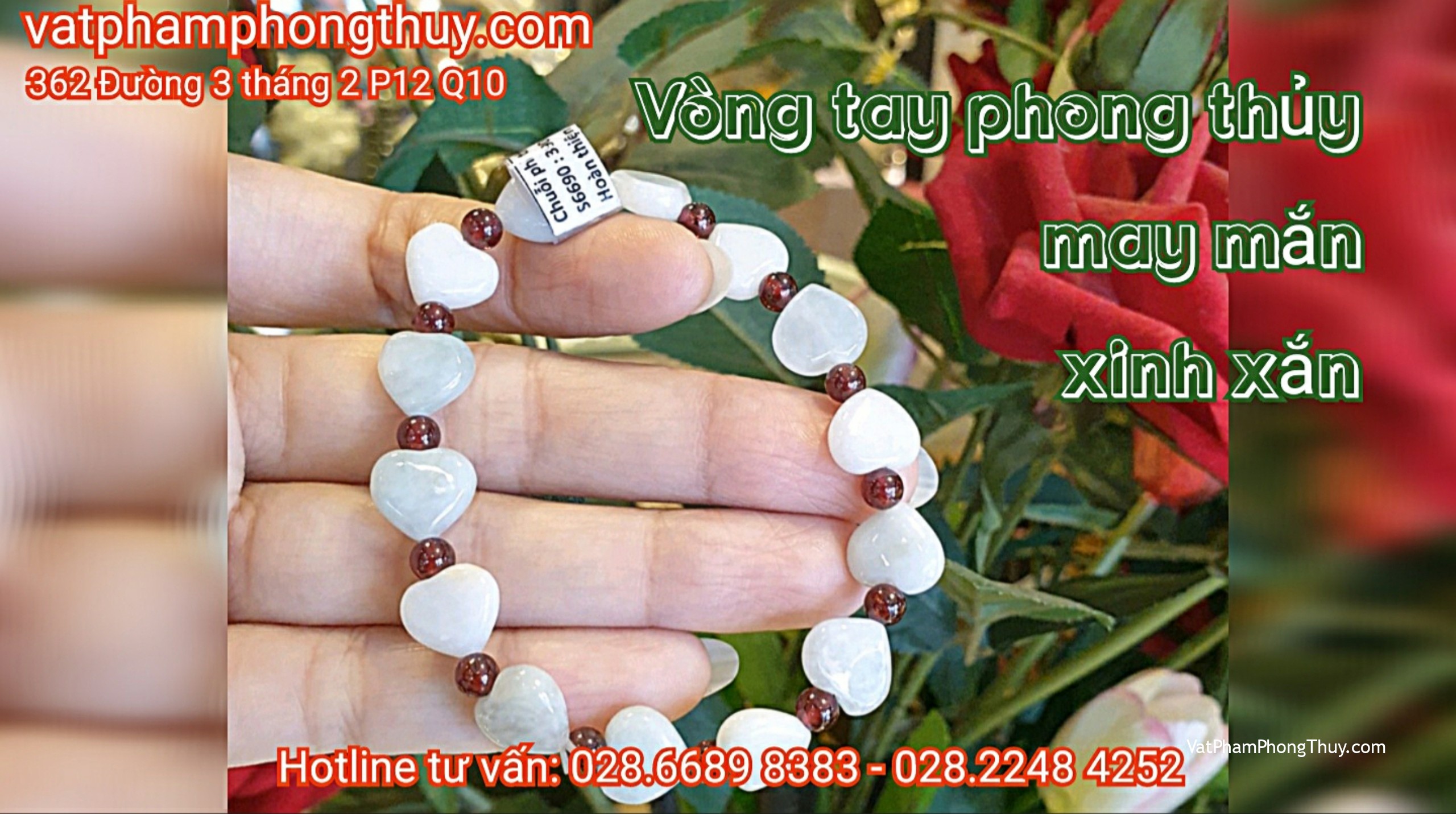 [Video] Vòng tay phong thủy may mắn, xinh xắn